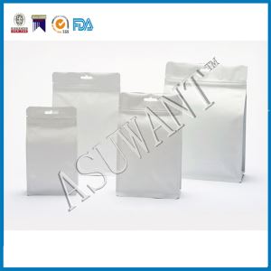 Borsa con chiusura a zip in basso a 8 guarnite laterali