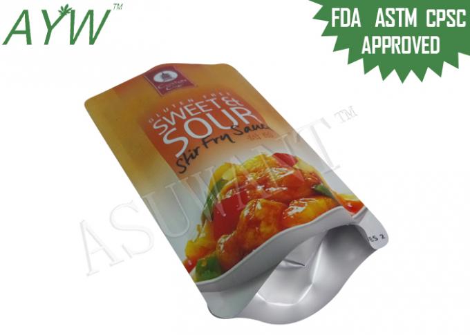 150g Food Plastic Bags Plastic Laminated , Gravure Printing Plastic Bags For Food Packaging