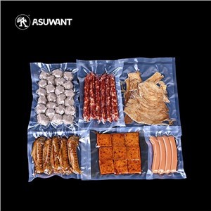 Sacchetto di imballaggio a vuoto trasparente a prova di trasporto in plastica con il tuo logo biodegradabile