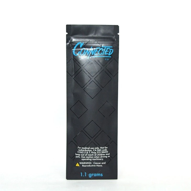 Custom Edible Medical Tobacco Cigar Smoke Resealable Smell Proof Mylar Packaging Bags