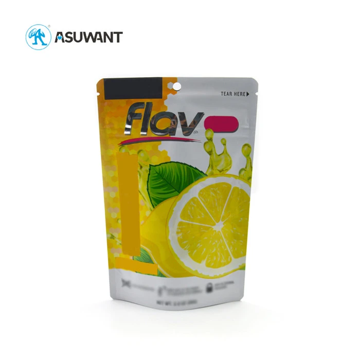 Custom Printed Plastic Ziplock Mylar Food Packaging Bag For Candy Sugar Sweet